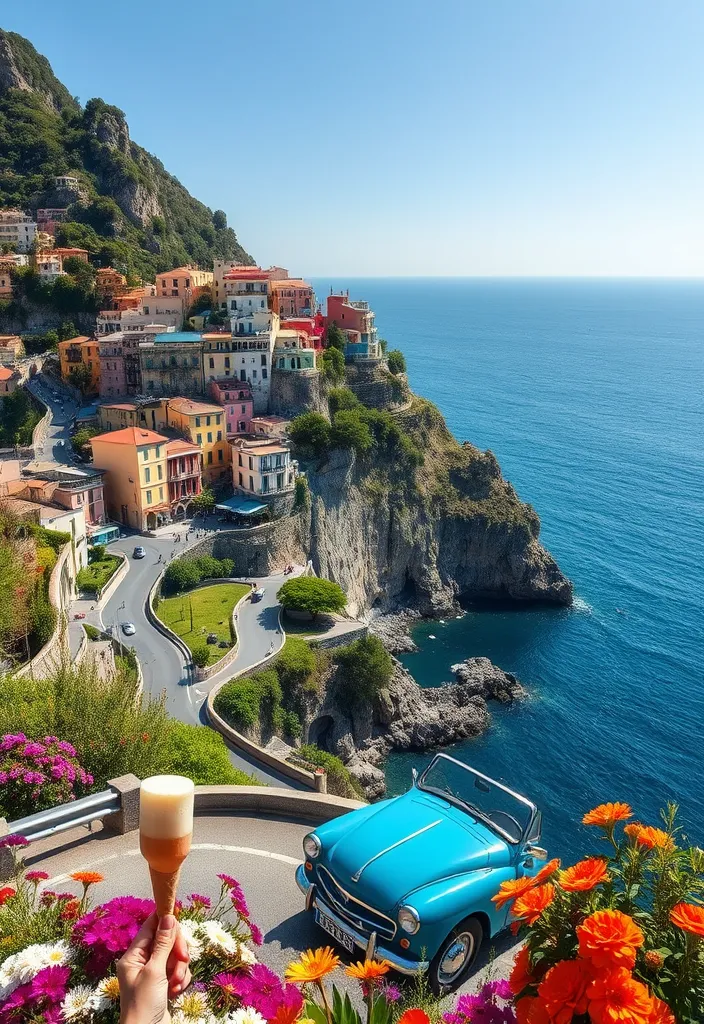 Hit the Road: 11 Scenic Routes for the Ultimate European Summer Aesthetic Road Trip! - 1. The Amalfi Coast, Italy