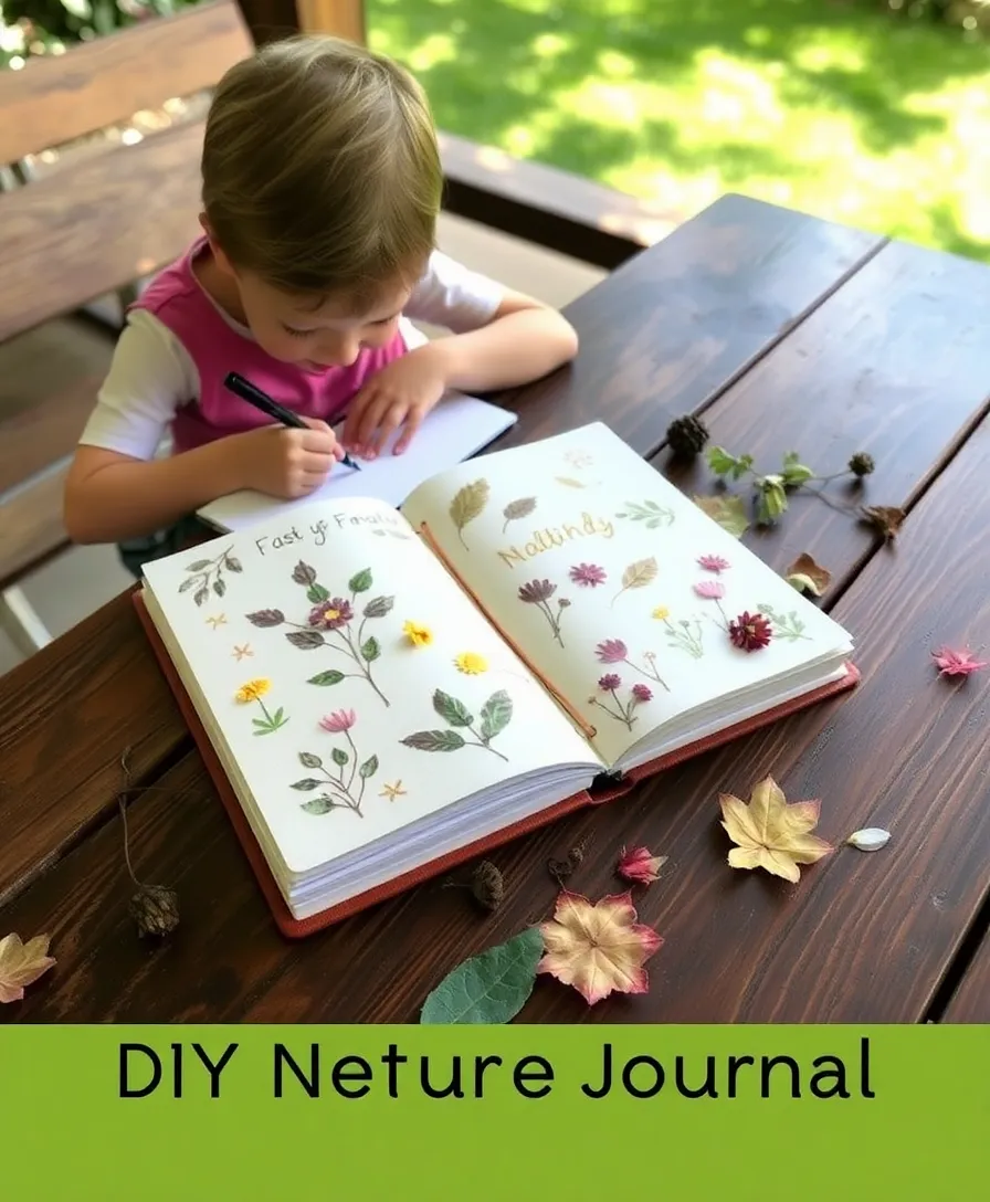 25 Adorable DIY Christmas Gifts for Kids That They'll Treasure Forever! - 15. DIY Nature Journal