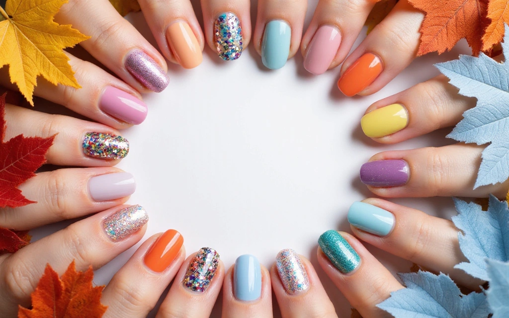 30 Stunning Nail Designs That'll Make You Want to Show Off Your Hands! - 8. Seasonal Splendor
