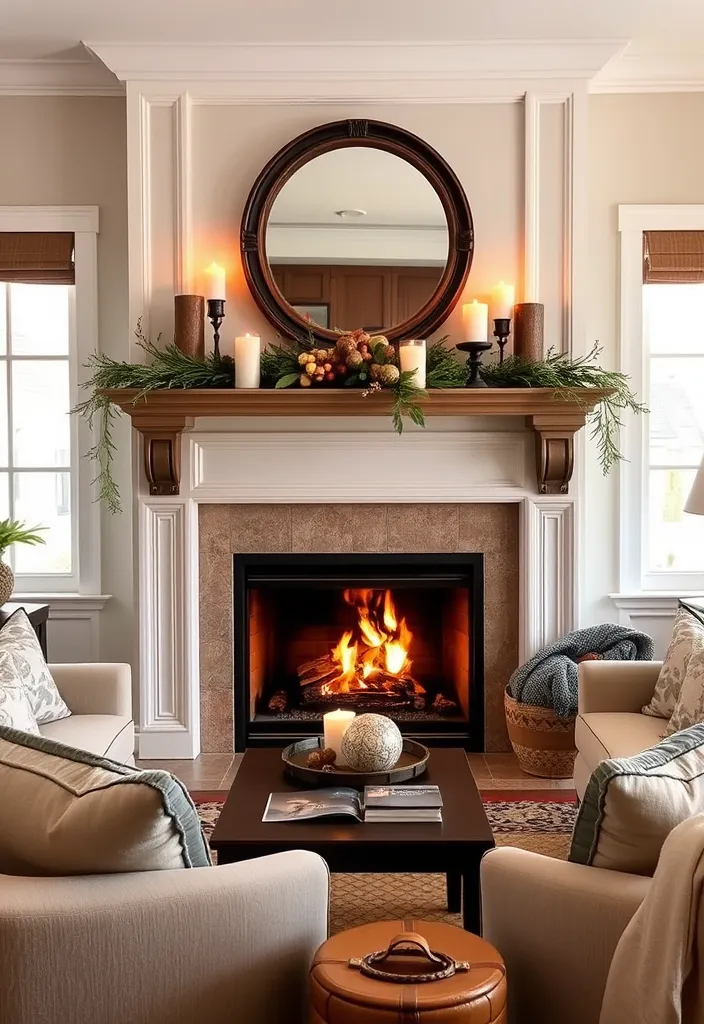 15 Cozy Living Room Ideas to Create Your Ultimate Self-Care Retreat (You’ll Love #8!) - 12. Cozy Fireplaces