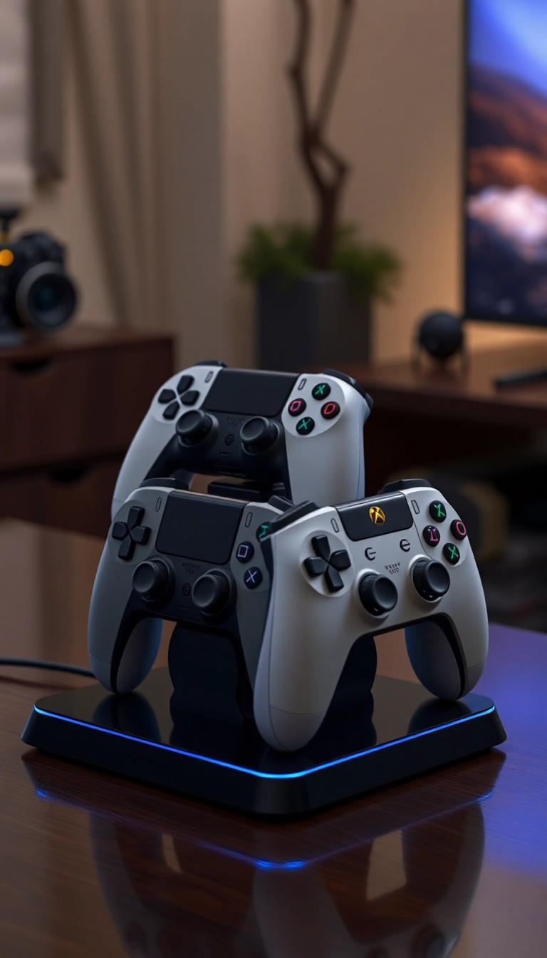 25 Must-Have Gaming Accessories That Every Gamer Needs (You Won't Believe #12!) - 9. Game Controller Charging Station