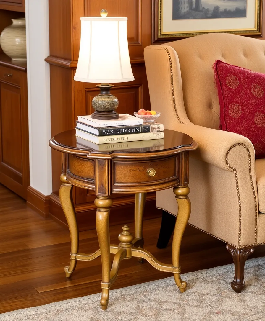 14 Classic Library Furniture Pieces That Add a Timeless Touch to Any Modern Home (#11 Will Surprise You!) - 6. The Refined Side Table