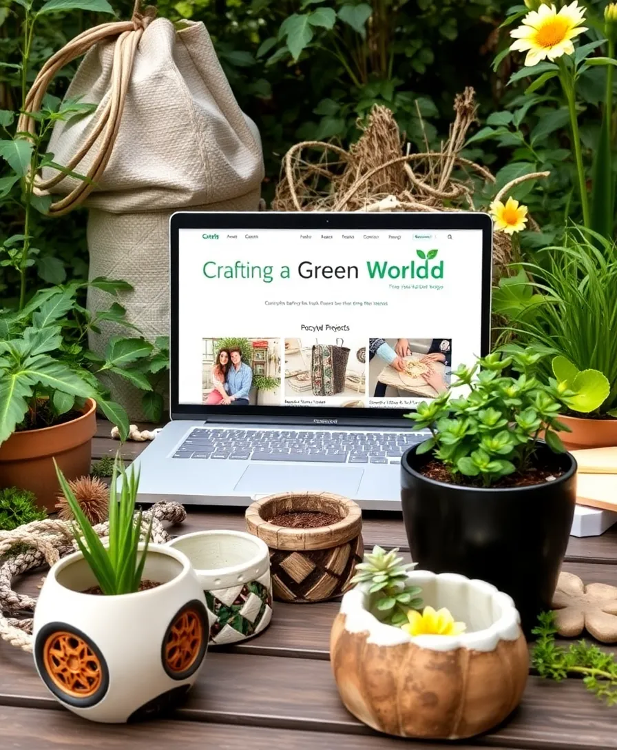 Top 10 Must-Visit Websites for Creative Inspiration! - 10. Crafting a Green World - Eco-Friendly Inspiration