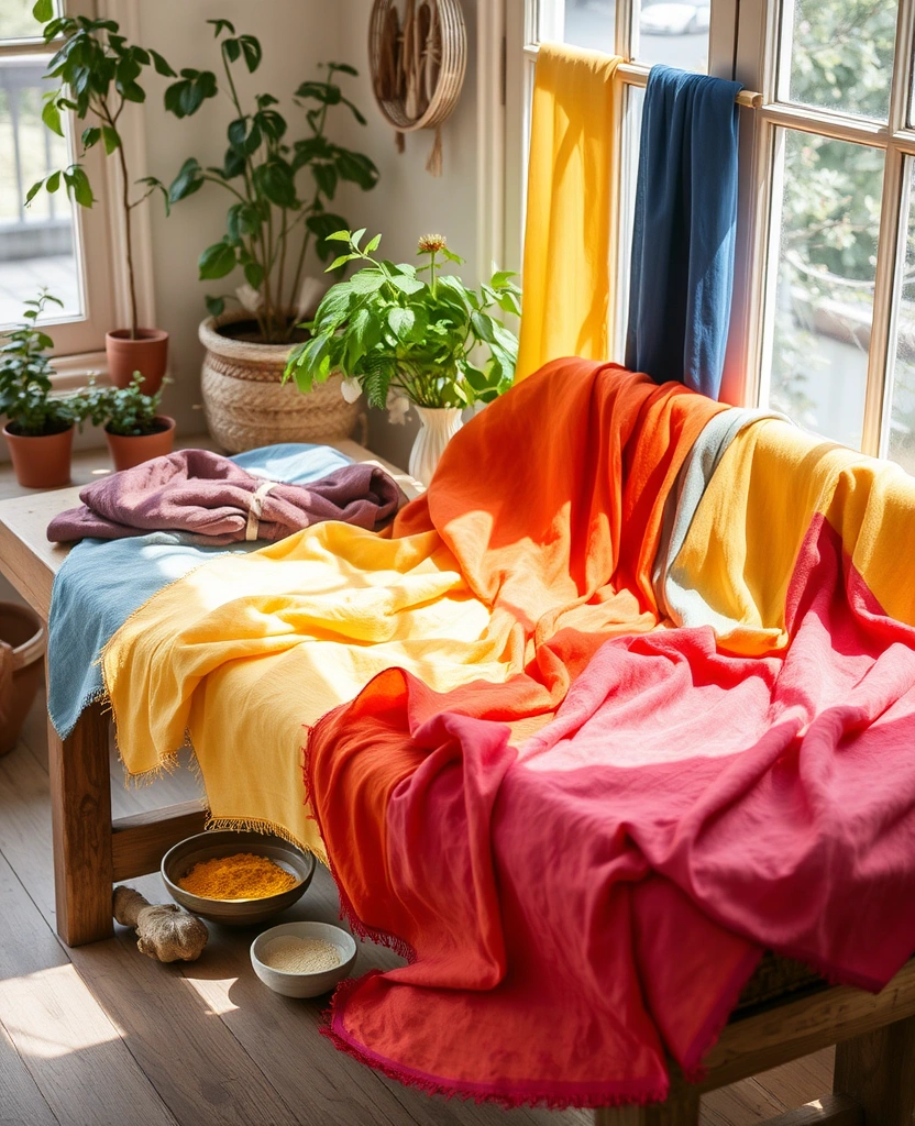 10 Solar Punk Fashion Trends You Didn't Know You Needed (Get Ready to Shine!) - 3. Natural Dyes
