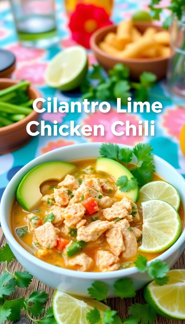 23 Chicken Chili Ideas That Will Spice Up Your Dinner Routine (You Won't Believe #12!) - 21. Cilantro Lime Chicken Chili