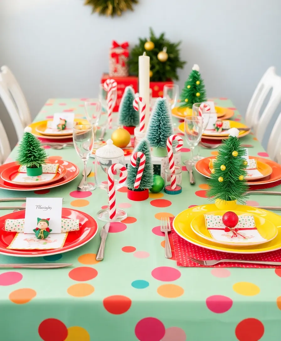 Christmas Table Settings: How to Create the Perfect Holiday Table! - 5. Playful and Whimsical Theme