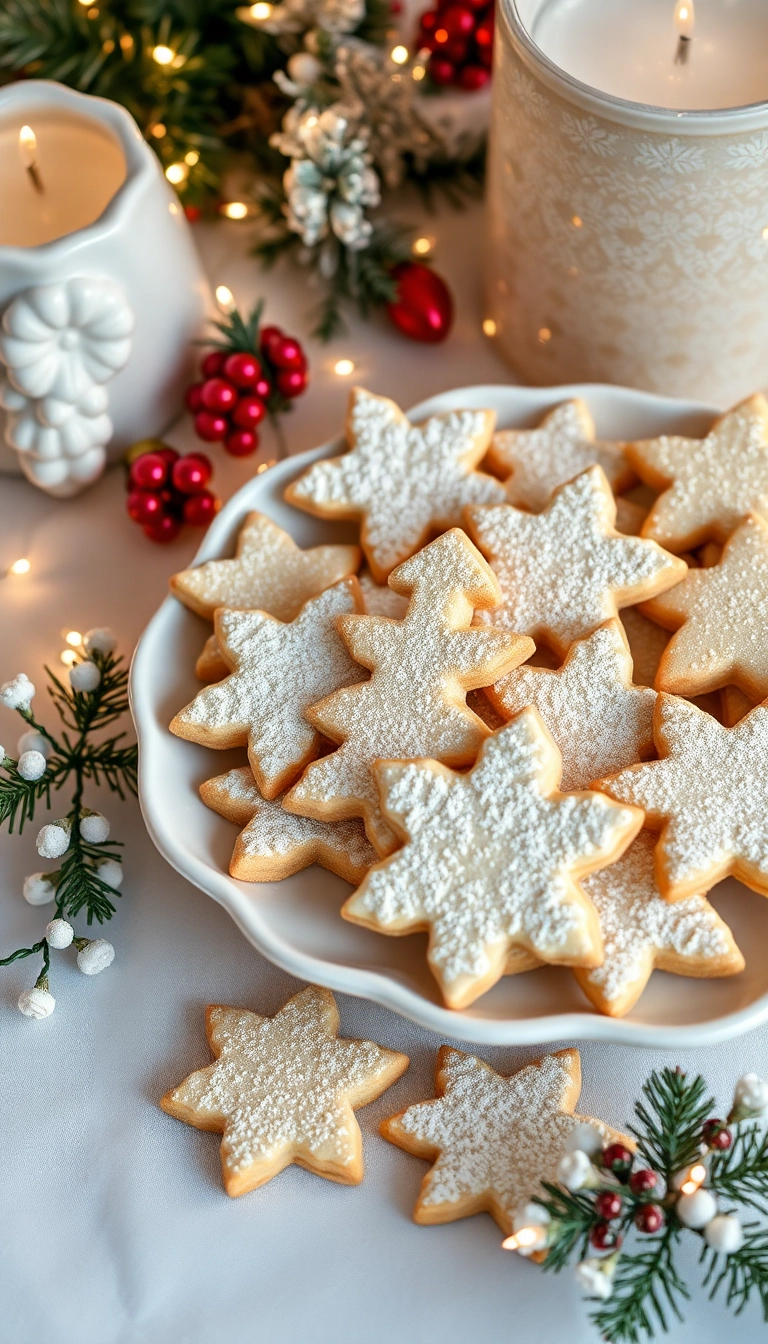 22 Christmas Cookies Ideas That'll Make Your Holidays Sweeter Than Ever! - 10. Vanilla Bean Shortbread Cookies