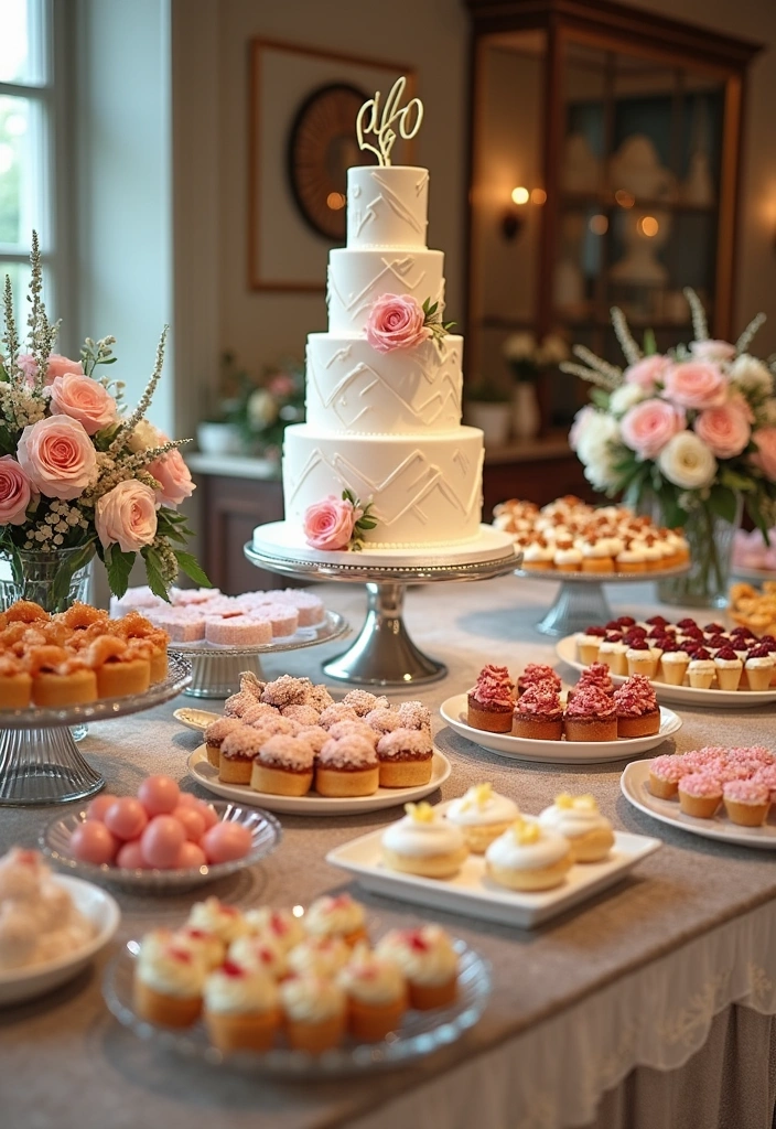 15 Stunning Wedding Decor Ideas That Look Expensive But Aren't! - 14. Gorgeous Dessert Tables