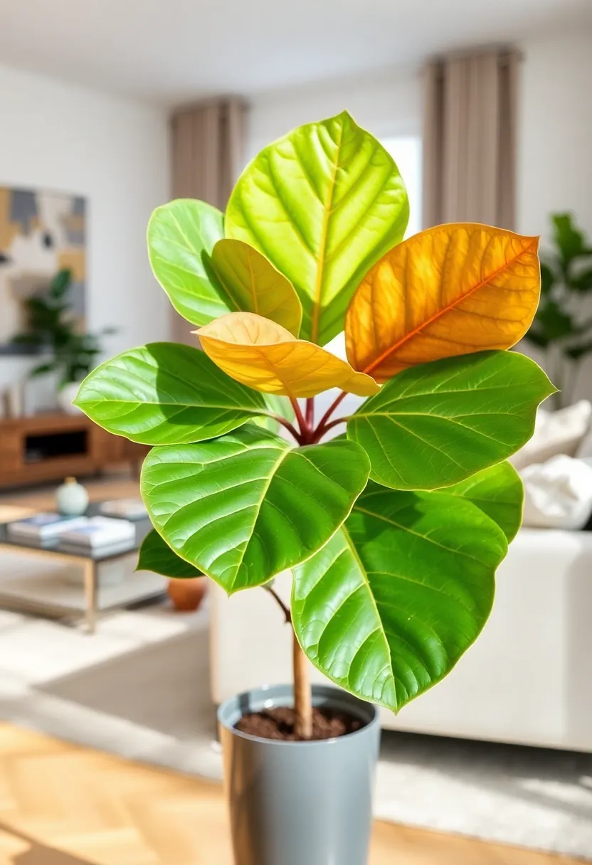 15 Indoor Plants You Need for Instant Calm (Especially #7!) - 13. Fiddle Leaf Fig (Ficus lyrata)