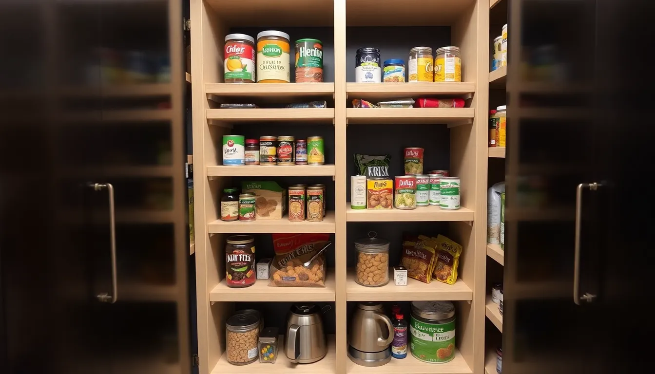 15 Kitchen Organization Hacks That'll Transform Your Space (You'll Love #6!) - 7. Pull-Out Pantry Shelves