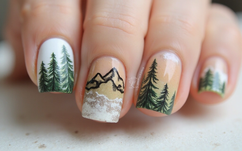 30 Stunning Nail Designs That'll Make You Want to Show Off Your Hands! - 10. Nature-Inspired Art