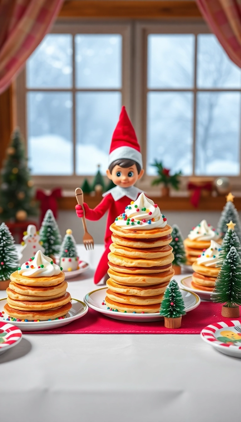 10 Interactive Elf on the Shelf Ideas for Toddlers (They’ll Be Begging for More!) - 2. Elf's Magical North Pole Breakfast