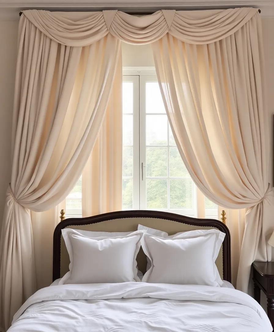 25 Amazing Bedroom Transformations Under $200 (Number 9 Will Blow Your Mind!) - 16. Elegant Curtains