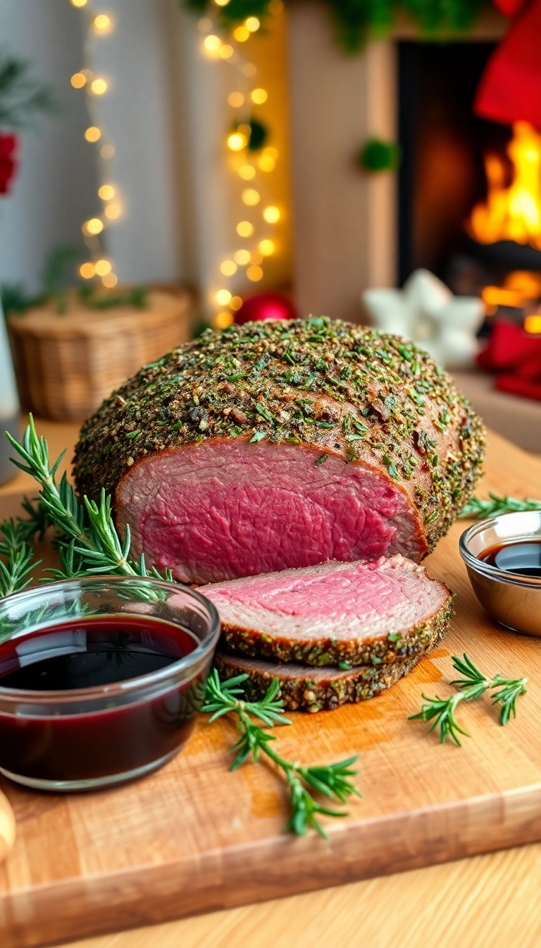 22 Christmas Dinner Ideas That'll Impress Your Guests (You Won't Believe #15!) - 1. Herb-Crusted Roast Beef