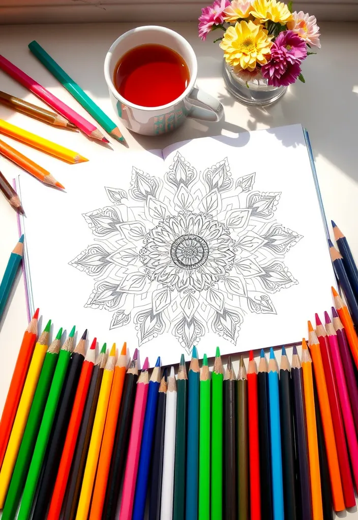 14 Self Care Rituals You Must Try This February (Transform Your Mood Instantly!) - 6. Mindful Coloring