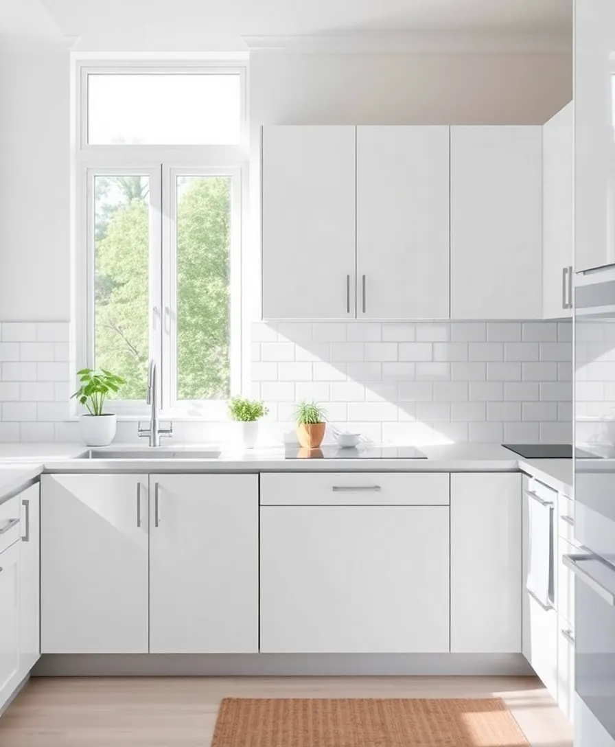 22 Trendy Kitchen Design Ideas That Are Both Stylish and Functional! - 1. Minimalist White on White