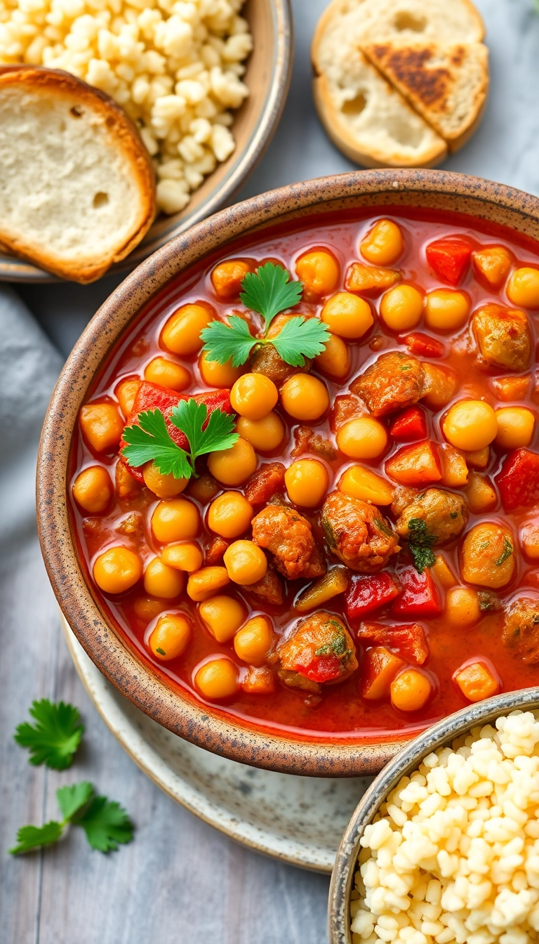 23 Dinner Plans Ideas That'll Make You Excited for Mealtime! - 17. Moroccan Chickpea Stew