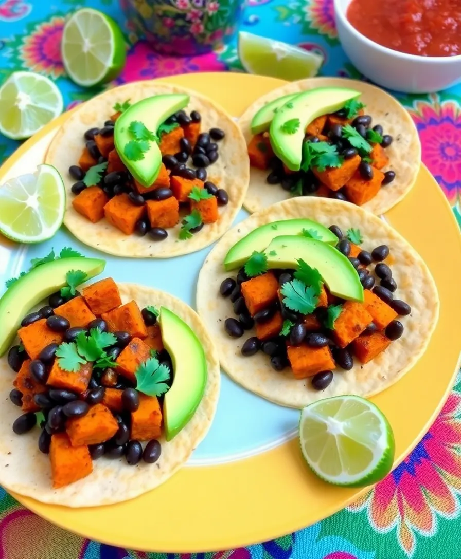 15 Delicious Meals That Are Easy and Nutritious! - 4. Sweet Potato and Black Bean Tacos