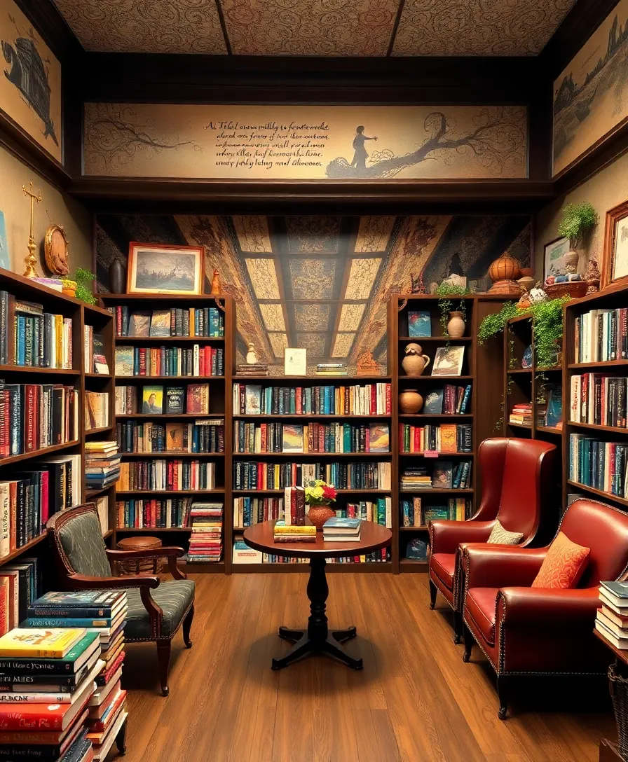 18 Cozy Bookstore Designs That Will Inspire Your Home Decor (Wait Until You See #9!) - 13. Themed Sections