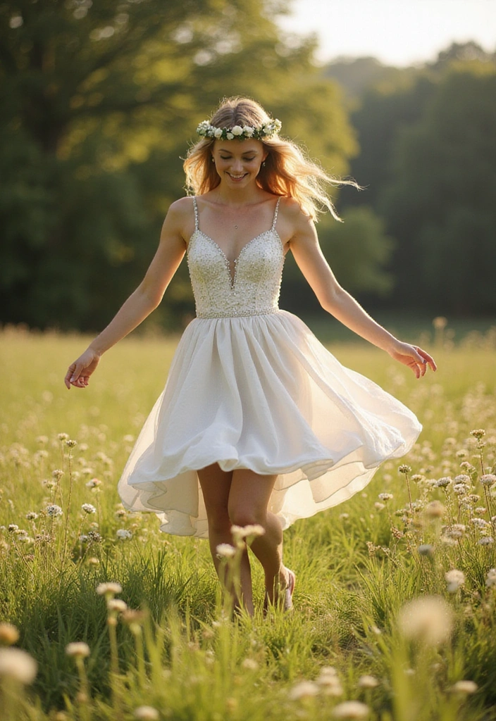 11 Short Wedding Dresses That Are Perfect for a Fun and Flirty Bride (Check Out #6!) - 6. The Whimsical Fairy Tale