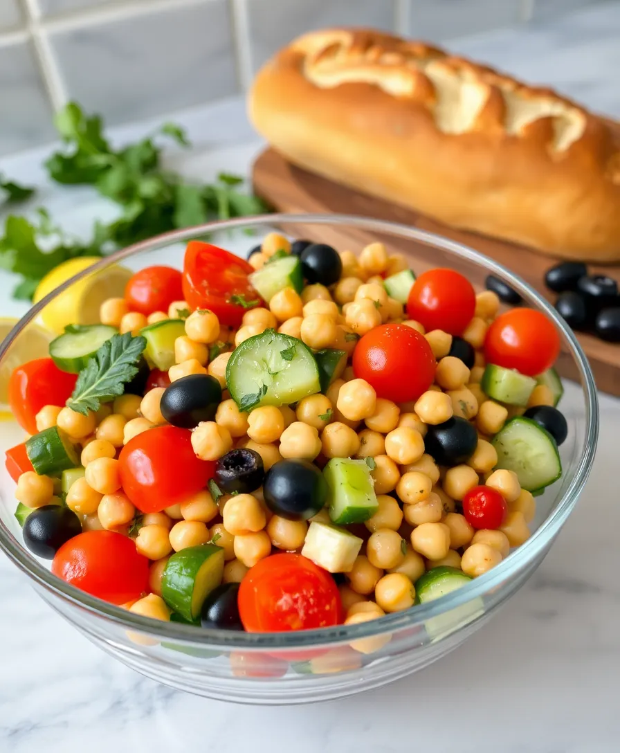 20 Meal Prep Magic: Weeknight Recipes Inspo for Stress-Free Cooking - 4. Mediterranean Chickpea Salad