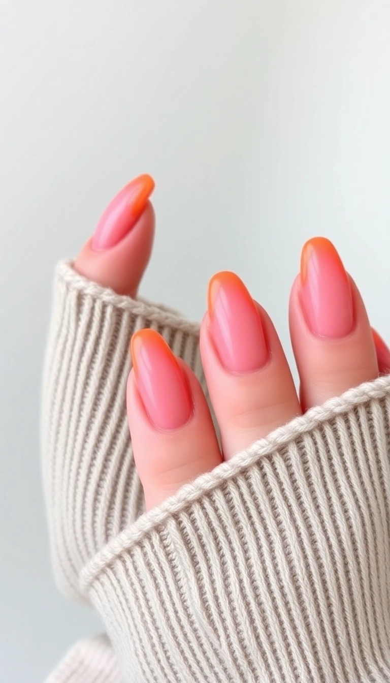 23 Fire Nail Inspirations That Will Ignite Your Creativity! - 6. Minimalist Flame Tips