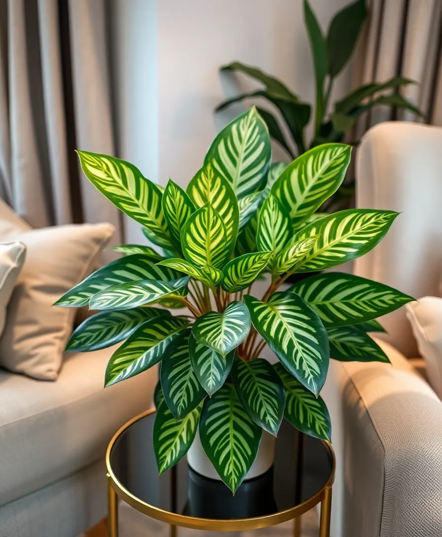 Easy Care Plants for Home: Discover the Best Low-Maintenance Green Friends! - 7. Chinese Evergreen (Aglaonema)