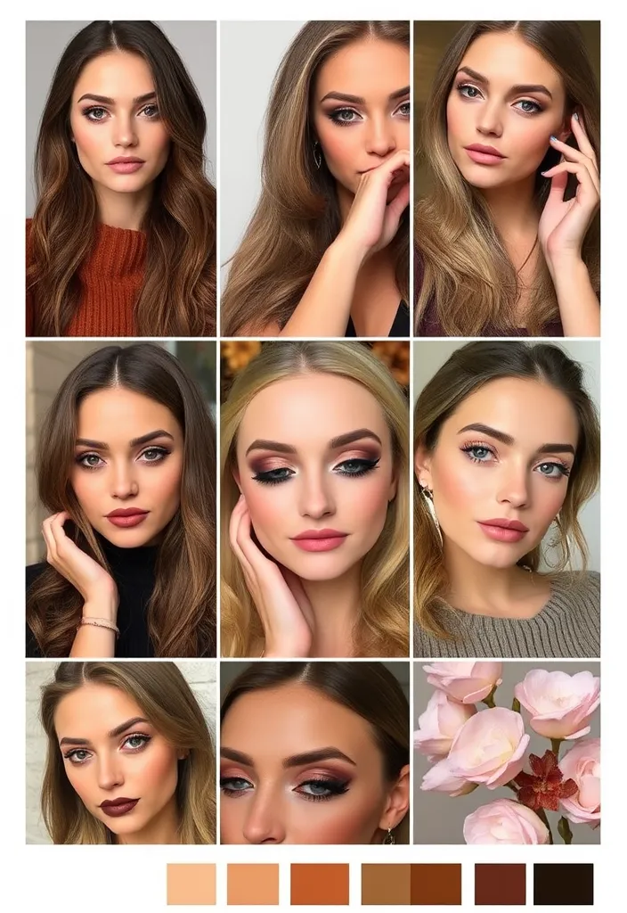 Brown Color Palette: The Ultimate Guide to Aesthetic Beauty Trends! - 14. Seasonal Brown: Adapting for Every Time of Year