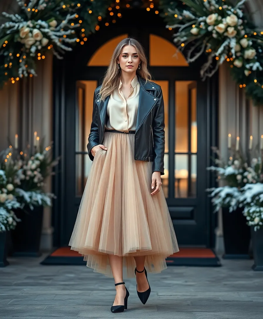 21 Trendy NYE Outfits for a Stylish Winter Celebration (Spoiler: #8 Is a Must-Have!) - 10. Layered Textures