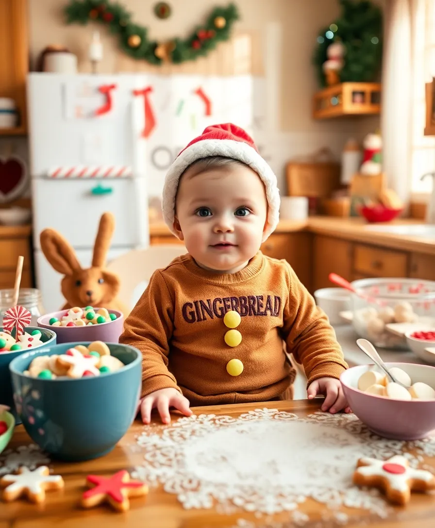 25 Adorable Baby Christmas Outfits That Will Melt Your Heart (Wait Until You See #17!) - 6. Charming Gingerbread Outfit