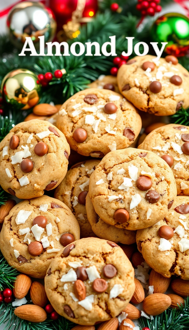 22 Christmas Cookies Ideas That'll Make Your Holidays Sweeter Than Ever! - 7. Almond Joy Cookies