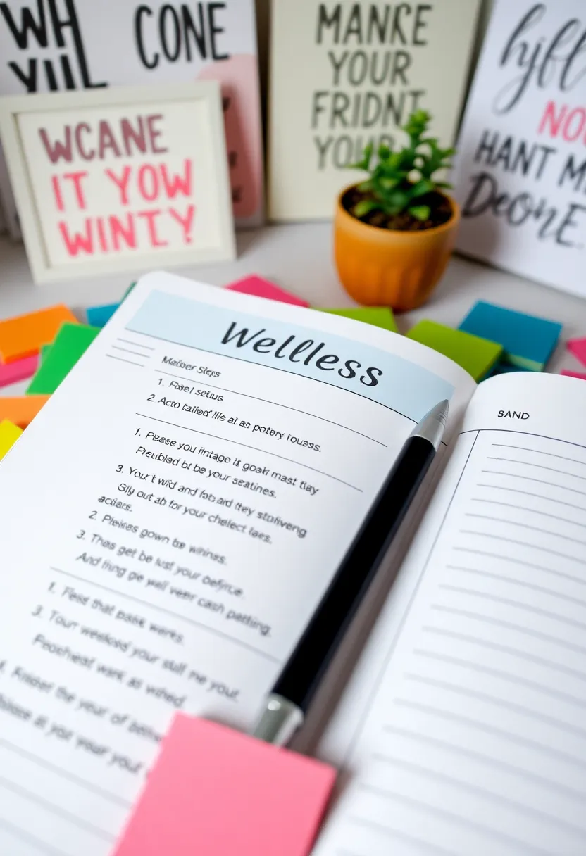 12 Wellness Planner Strategies for a Happier You (Don't Miss #6!) - 5. Set Realistic Goals