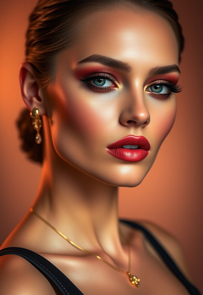 20 Elegant Dark Makeup Ideas for a Mysterious Allure (#8 Will Leave You Speechless!) - 9. Dark Rose Gold