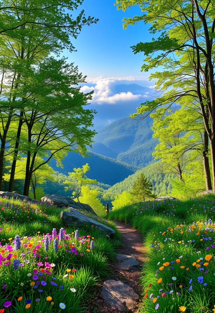 The Best National Parks for Every Season: Your Go-To Travel Guide! - Spring Blossoms: Great Smoky Mountains National Park