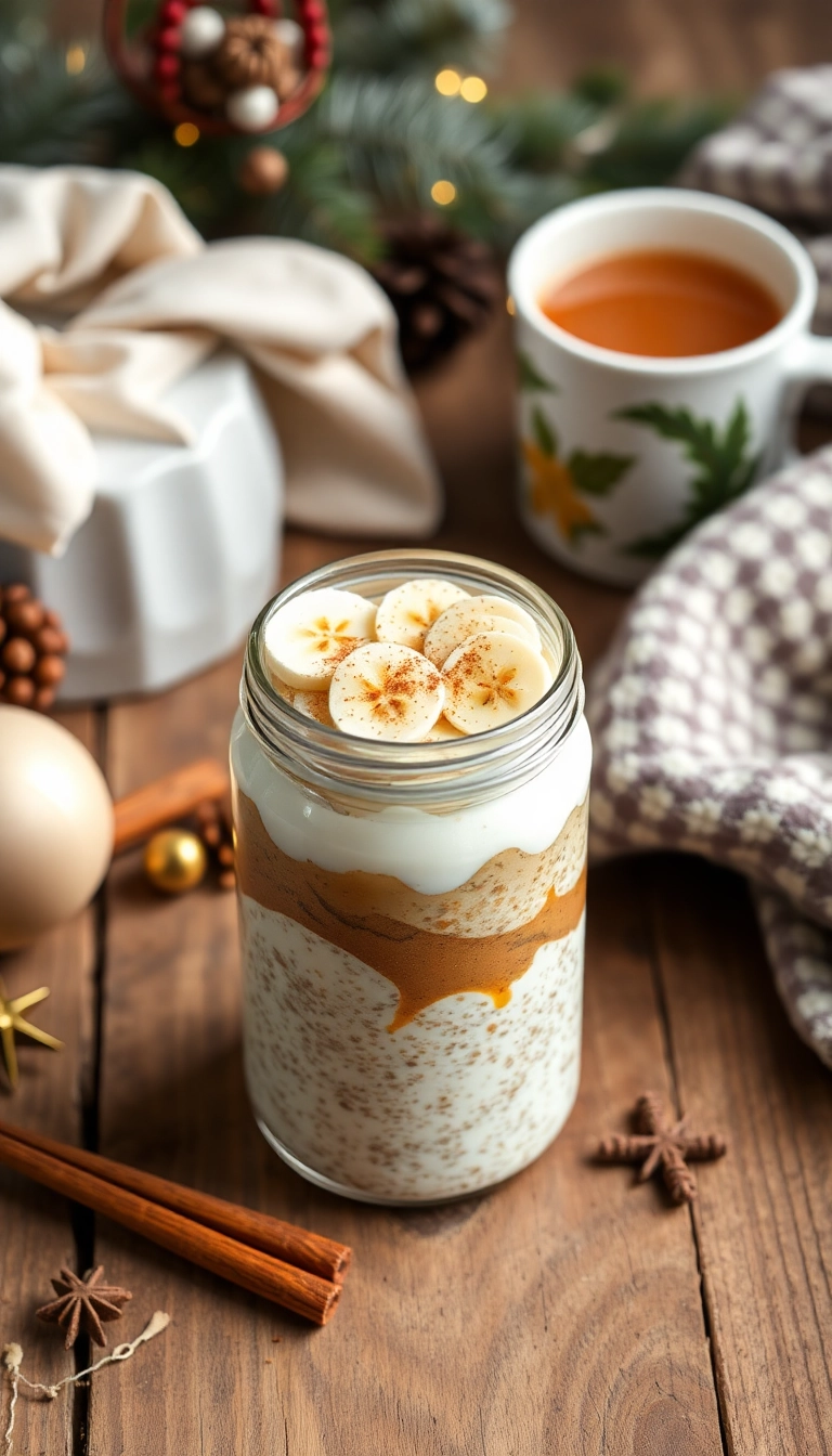 18 Christmas Breakfast Ideas That Will Make Your Mornings Merry! - 8. Spiced Chai Overnight Oats