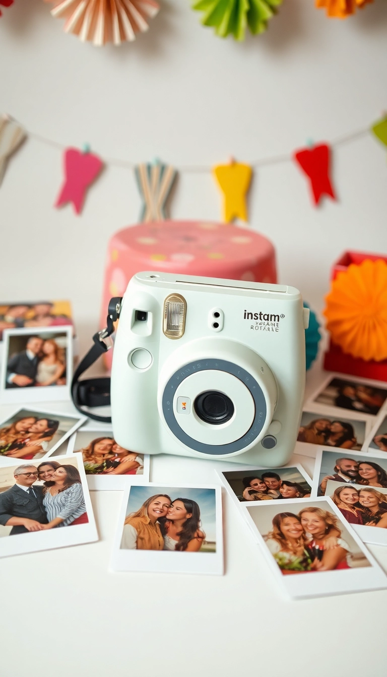 21 Cute Valentine's Day Gifts for Him That Will Melt His Heart (You Won't Believe #7!) - 19. Retro Instant Camera