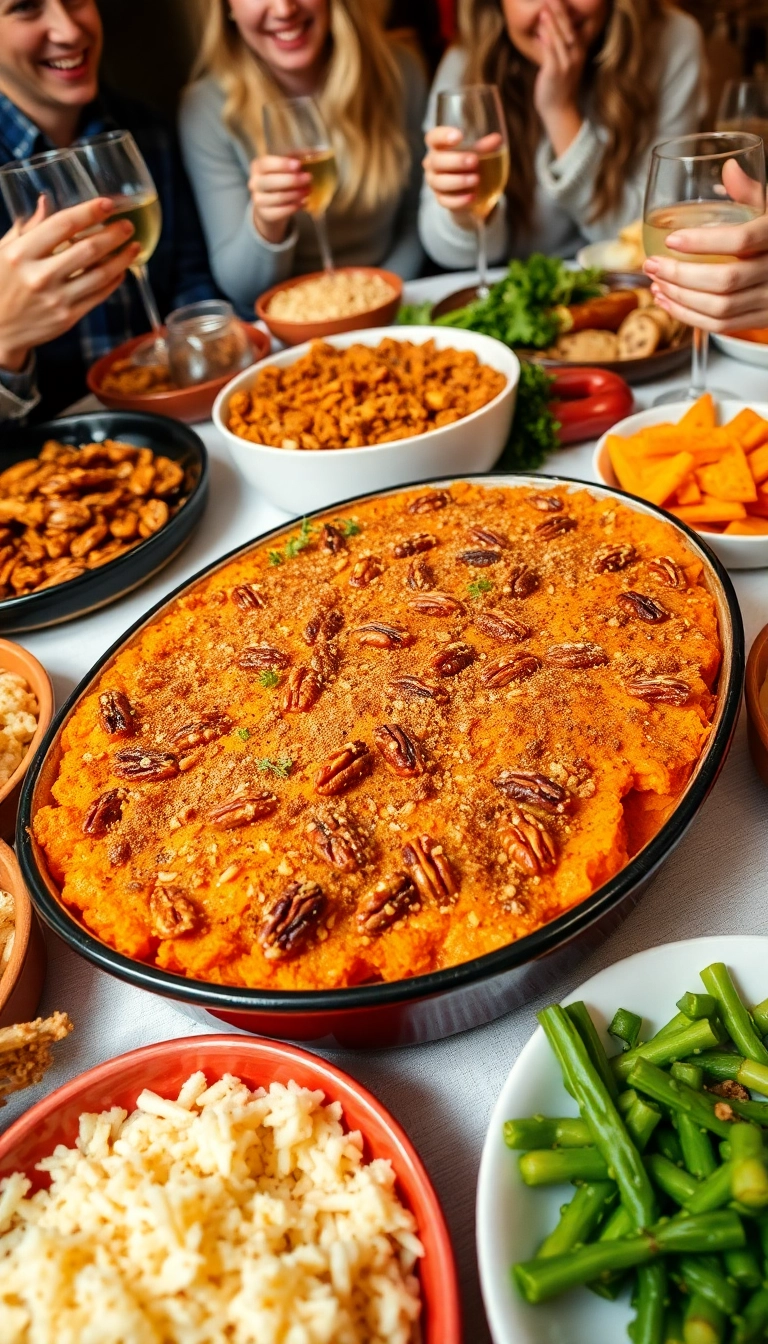 Why This Sweet Potato Casserole with Pecans Will Steal the Show at Your Next Dinner! - A Symphony of Flavors