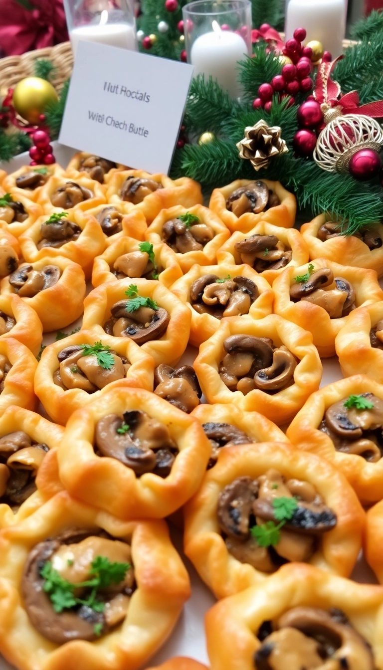 24 Irresistible Christmas Food Ideas for Your Next Holiday Gathering (Wait Until You See #5!) - 16. Savory Puff Pastry Bites