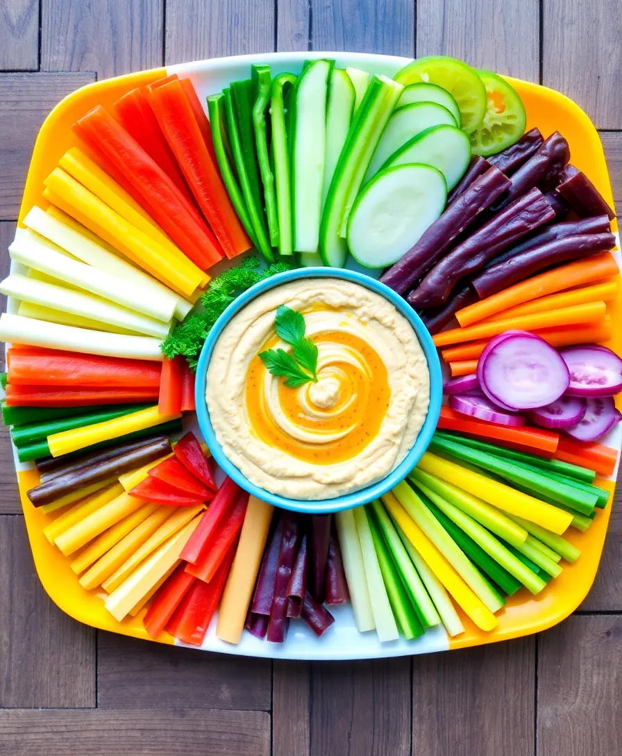 18 Healthy Snacks Your Kids Will Actually Love (Surprise #9 Is a Game Changer!) - 4. Veggie Dippers with Hummus