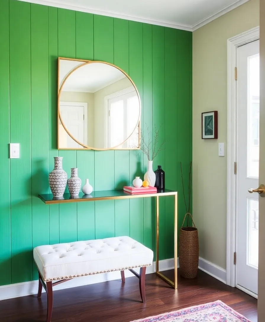 19 Modern Green Board Inspirations That Will Revamp Your Space! (Check Out #4!) - 11. Green Board Entryway