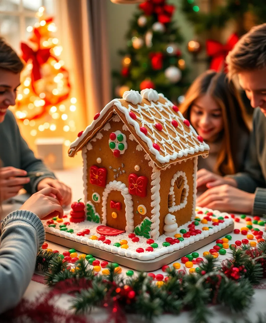 20 Festive Christmas Crafts You Can Make with the Kids (Get Inspired by #9!) - 4. Gingerbread House Decorations