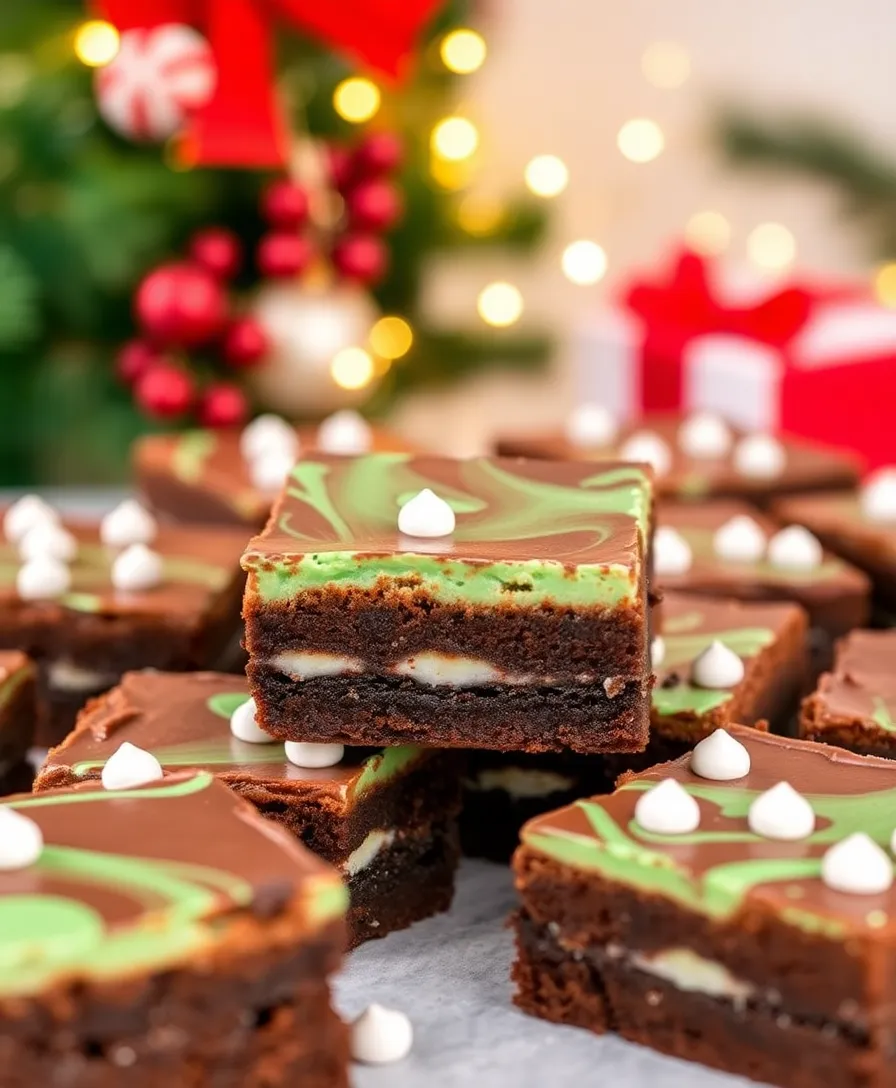 22 Easy Christmas Desserts You Can Make in Under 30 Minutes! - 21. Chocolate Mint Brownies