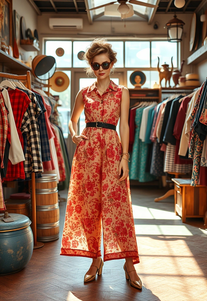 10 Solar Punk Fashion Trends You Didn't Know You Needed (Get Ready to Shine!) - 9. Vintage Revival