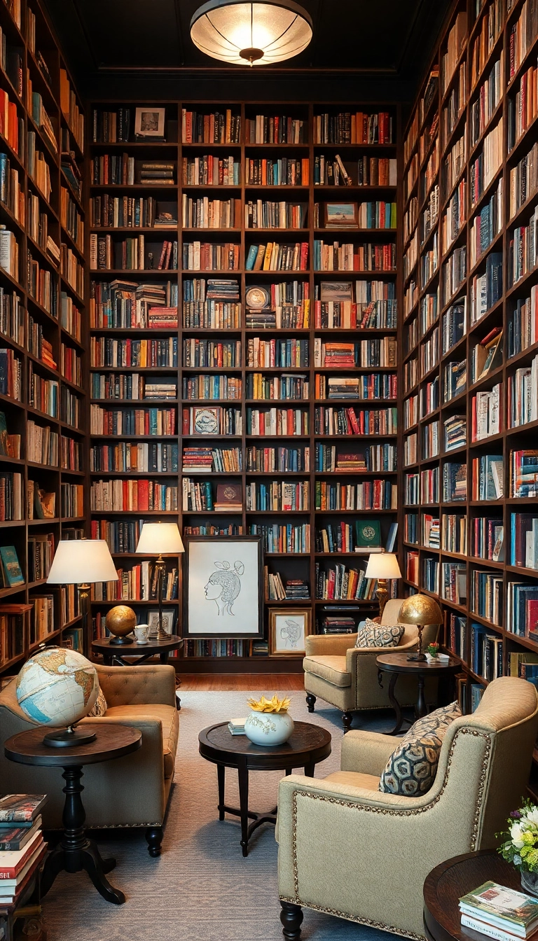 25 Dream House Rooms That Will Make You Swoon (You Won't Believe #14!) - 18. The Eclectic Home Library