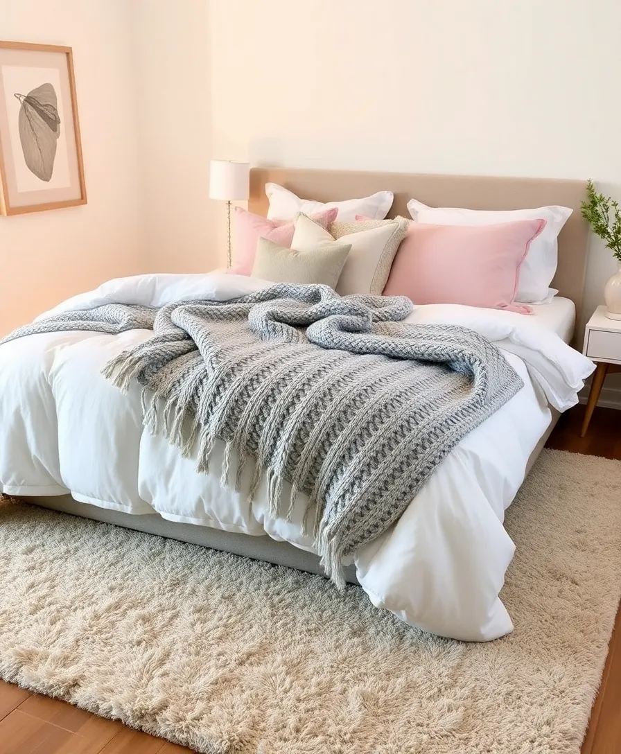 13 Comforting Bedroom Layouts That Make You Feel Right at Home! - 3. Layered Textiles for Comfort