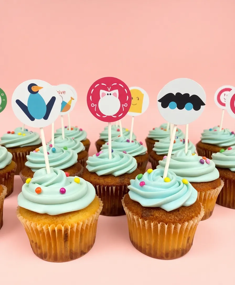 Shop Party Pieces: 10 Unique Finds That Will Make Your Celebration Unforgettable! - 8. Creative Cupcake Toppers