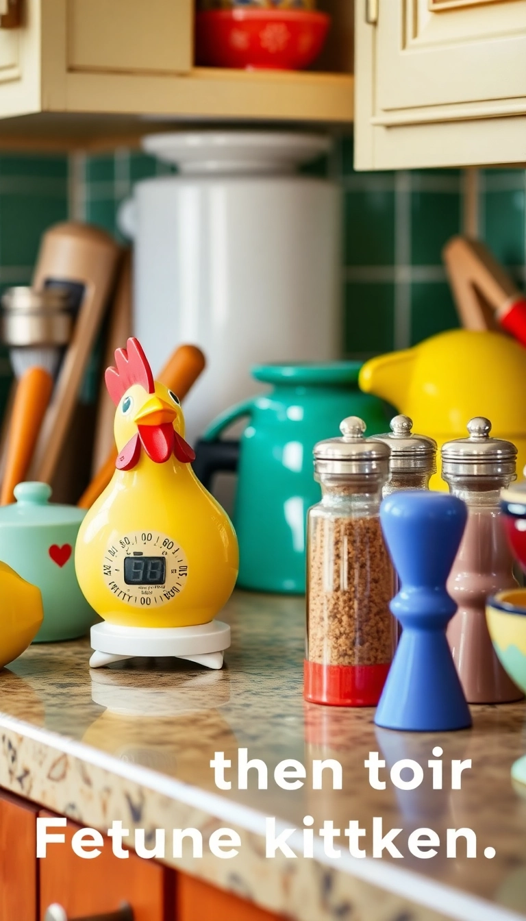 19 Vintage Kitchen Ideas That’ll Transport You Back in Time (Don’t Miss #12!) - 9. Quirky Kitchen Gadgets