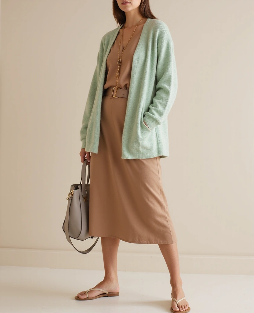 10 Seasonal Color Palettes for Outfits That Will Make You the Trendsetter of the Season! - 10. Chic Minimalism: Earthy Tones