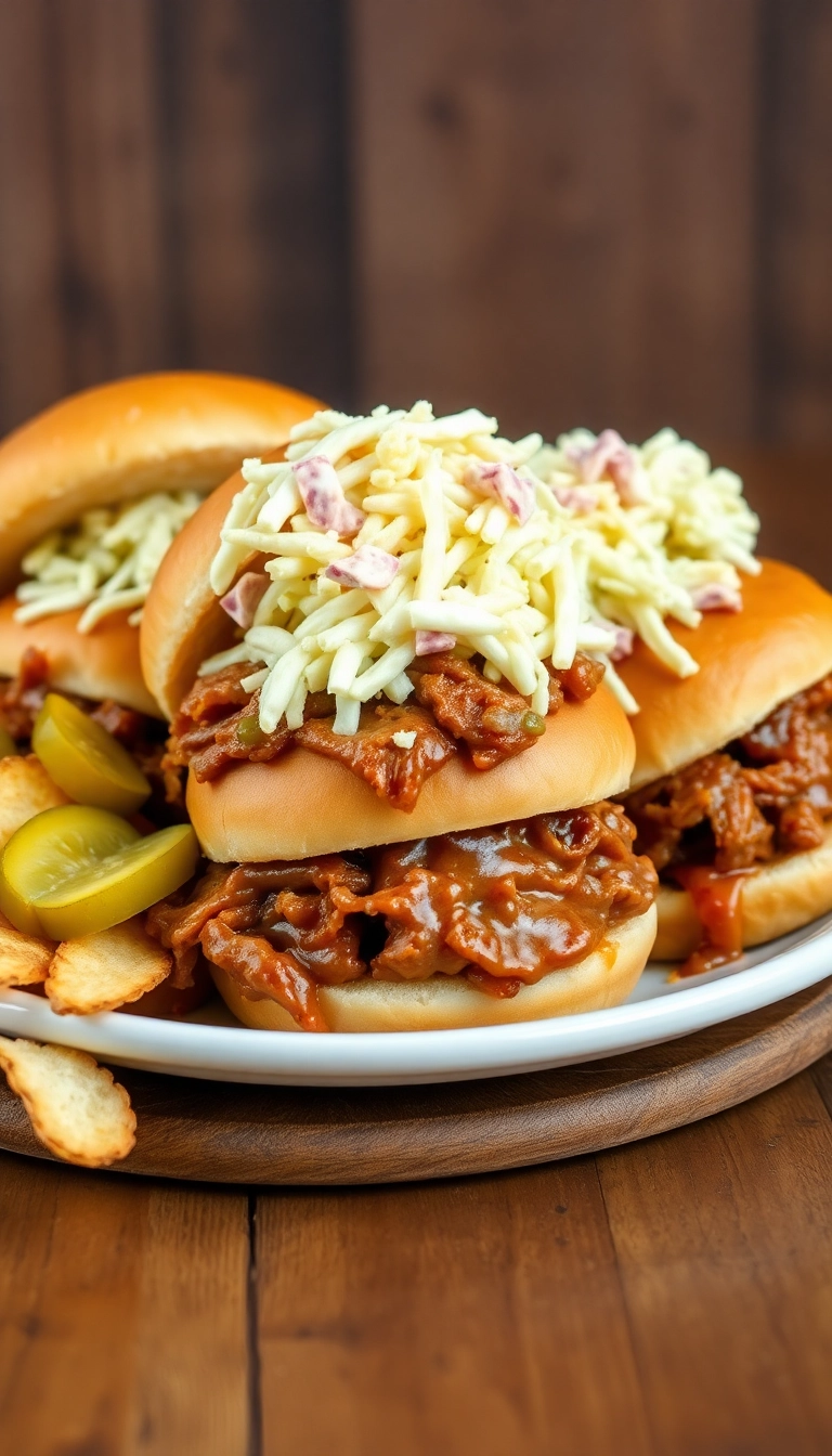 19 Easy Sunday Dinner Ideas That Will Have You Relaxing in Style (You Won't Believe #7!) - 12. BBQ Pulled Pork Sandwiches