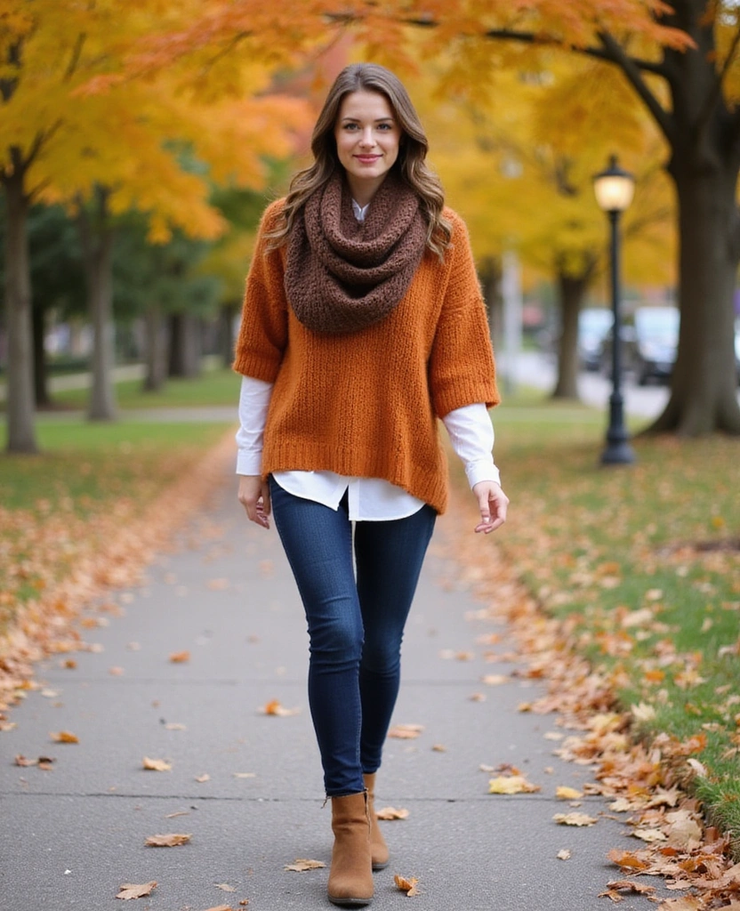 10 Seasonal Color Palettes for Outfits That Will Make You the Trendsetter of the Season! - 3. Autumn Elegance: Warm Earth Tones
